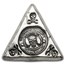 3 oz Hand Poured Silver Triangle - Captains Loot