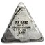 3 oz Hand Poured Silver Triangle - Captains Loot