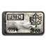 3 oz Silver Bar - Johnson Matthey Canada (Poured, Maple Leaf)