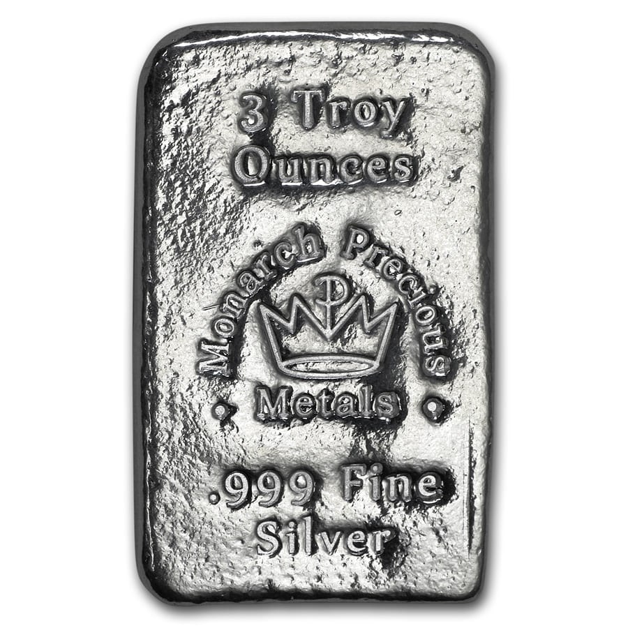 3 oz Silver Bar - Secondary Market