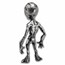 3 oz Silver Hand Poured Statue - Alien