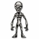 3 oz Silver Hand Poured Statue - Alien