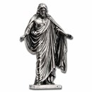 3 oz Silver Hand Poured Statue - Jesus