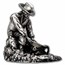 3 oz Silver Hand Poured Statue - Prospector V2