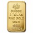 3 Tolas Gold Bar - PAMP Suisse Fortuna (In Assay)