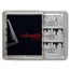 3 x 1 oz Silver Bar - Valcambi Silver Skyline CombiBar™ (w/Assay)
