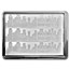 3 x 1 oz Silver Bar - Valcambi Silver Skyline CombiBar™ (w/Assay)