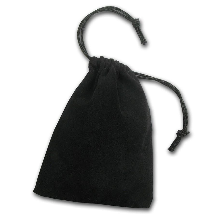 String Magic Pouch Buy 3 x 4 Velour Draw String Pouch (Black) | APMEX