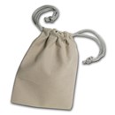 3 x 4 Velour Draw String Pouch (Gray)