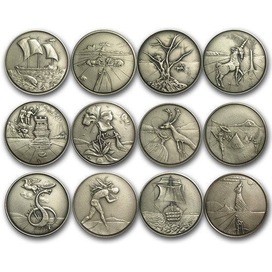 30.15 oz Silver Round - Twelve Tribes of Israel (12 Piece Set) 30.15 oz Silver Round - Twelve Tribes of Israel (12 Piece Set)