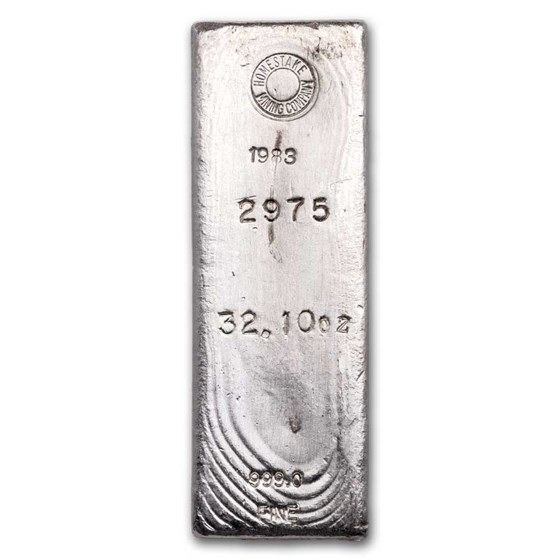 32.10 oz Silver Bar - Homestake Mining Company 32.10 oz Silver Bar - Homestake Mining Company