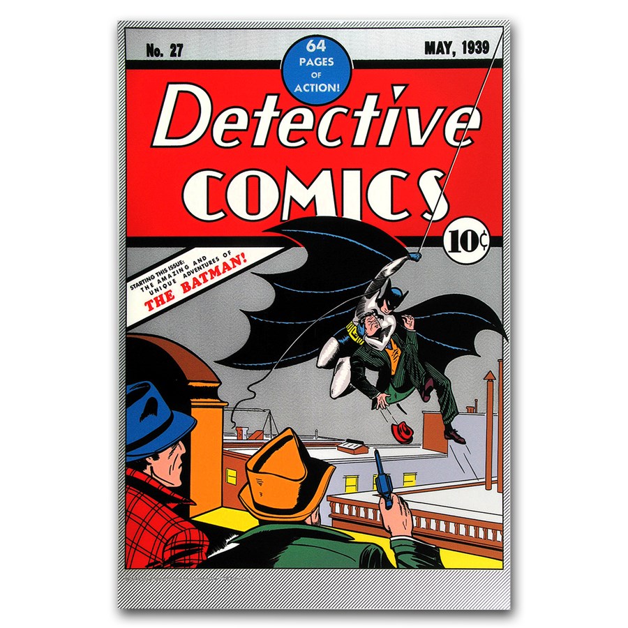 35 gram Silver DC Comics Detective Comics #27 Foil