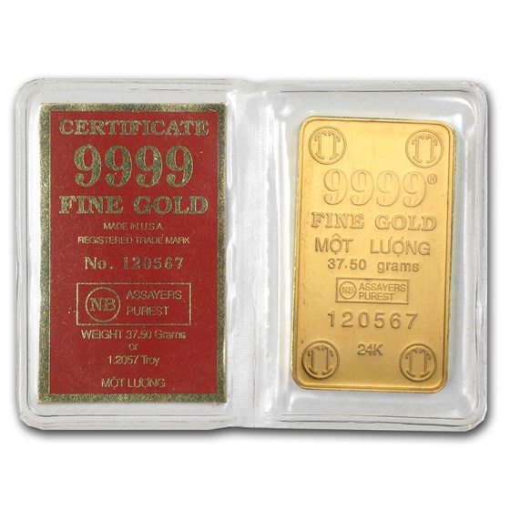 37.50 gram Gold Bar - Vietnam (Mot Luong) 37.50 gram Gold Bar - Vietnam (Mot Luong)