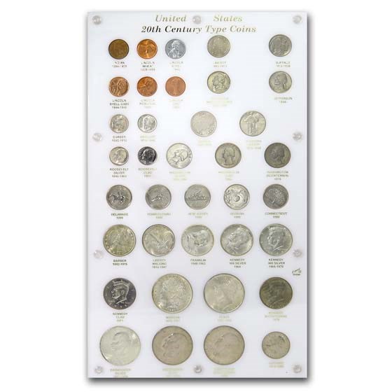 37-Coin U.S. 20th Century Type Set (Capital Plastics) 37-Coin U.S. 20th Century Type Set (Capital Plastics)