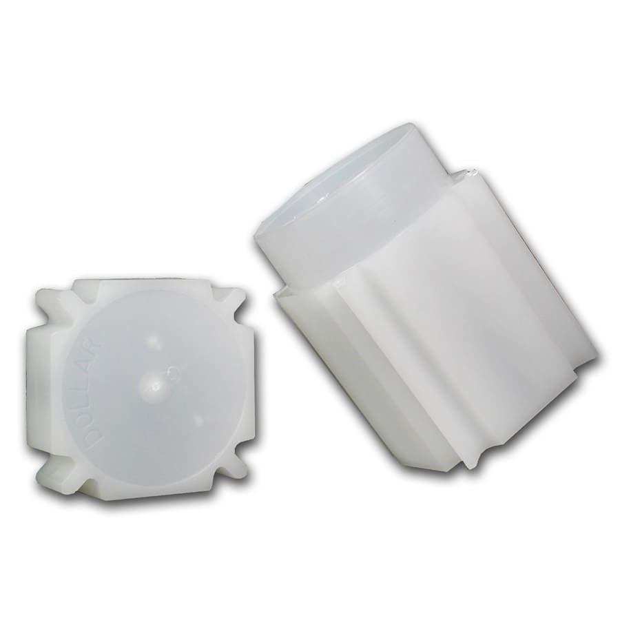 38 mm Large Dollar Size Square Coin Tube