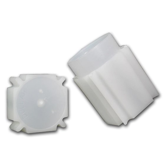 38 mm Large Dollar Size Square Coin Tube 38 mm Large Dollar Size Square Coin Tube