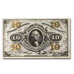 3rd Issue Fractional Currency 10 Cents CCU (Fr#1255)