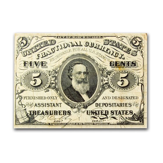 3rd Issue Fractional Currency 5 Cents VF (Fr#1238)