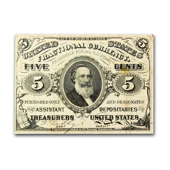 3rd Issue Fractional Currency 5 Cents VF (Fr#1238) 3rd Issue Fractional Currency 5 Cents VF (Fr#1238)