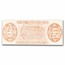 3rd Issue Fractional Currency 50 Cents AU(Fr#1343)Back Specimen