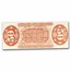 3rd Issue Fractional Currency 50 Cents AU(Fr#1343)Back Specimen