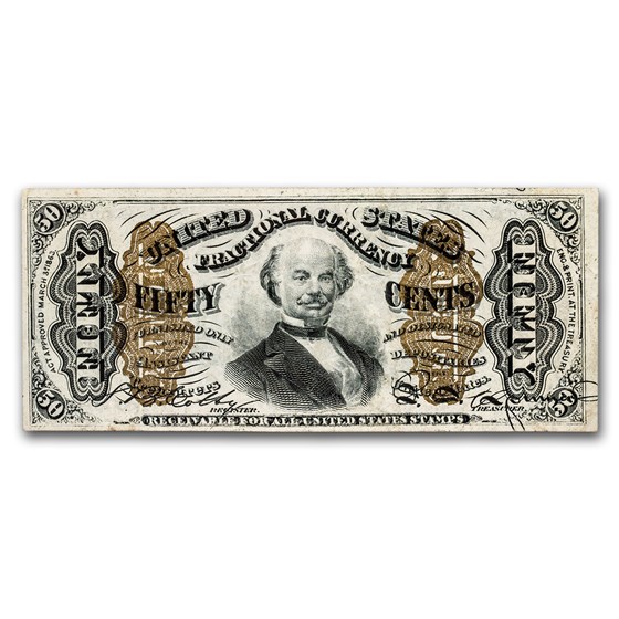3rd Issue Fractional Currency 50 Cents Ch AU (FR#1339) 3rd Issue Fractional Currency 50 Cents Ch AU (FR#1339)