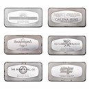 4.17 oz Silver Bar - Franklin Mint Western Mines (Random Motif)