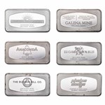 4.17 oz Silver Bar - Franklin Mint Western Mines (Random Motif)