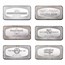 4.17 oz Silver Bar - Franklin Mint Western Mines (Random Motif)