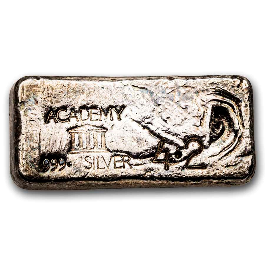 4.2 oz Silver Bar - Academy (Vintage)