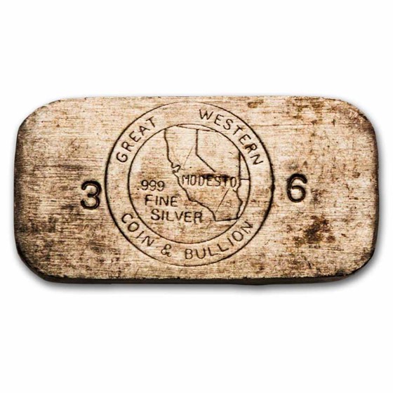 4.67 oz Silver Bar - Great Western Coin & Bullion
