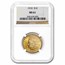 4-Coin 1910 Gold Eagles Type Set MS-61 NGC