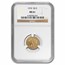 4-Coin 1910 Gold Eagles Type Set MS-61 NGC