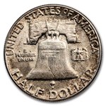 4-Coin 90% Silver Half-Dollar Set in Red Velvet Pouch