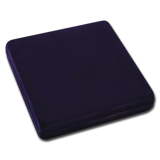 4-Coin Blue Velour Presentation Box - Fits up to 40 mm Capsules 4-Coin Blue Velour Presentation Box - Fits up to 40 mm Capsules