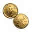 4-Coin Proof American Gold Eagle Set (Random Year, Capsule Only)