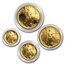 4-Coin Proof American Gold Eagle Set (Random Year, Capsule Only)