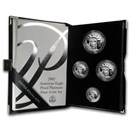 4-Coin Proof Platinum Eagle Set (Random Year, w/Box & COA)