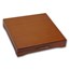 4 coin Wood Presentation Box - Fits Up to 40 mm