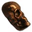 4 oz Copper Skull - MK Barz & Bullion (Poured)