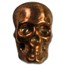 4 oz Copper Skull - MK Barz & Bullion (Poured)
