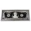 4 oz Silver Bar - $1,000 Bill