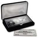 4 oz Silver Bar - 2013 $100 Bill (W/Box & COA)