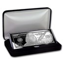 4 oz Silver Bar - 2018 $100 Bill (w/Box & COA)