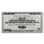 4 oz Silver Bar - 2019 $100 Bill (w/Box & COA)