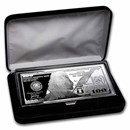 4 oz Silver Bar - 2021 $100 Bill (w/Box & COA)