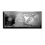 4 oz Silver Bar - Random Year $100 Bill (w/Box & COA)