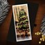 4 oz Silver Colorized Bar - Christmas Tree (Vertical, w/Box)