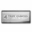 4 oz Silver Colorized Bar - Christmas Tree (Vertical, w/Box)