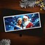 4 oz Silver Colorized Bar - Patriotic Santa & Mrs. Claus Estate